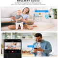 Set de 4 camere de Supraveghere tip Bec, 2MP, Wi-Fi, 1080p, 2.4G