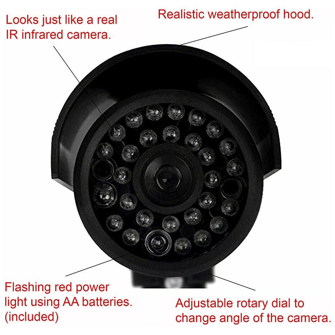 Camera Falsa Supraveghere, LED IR Rosu, Dummy Camera, IP44