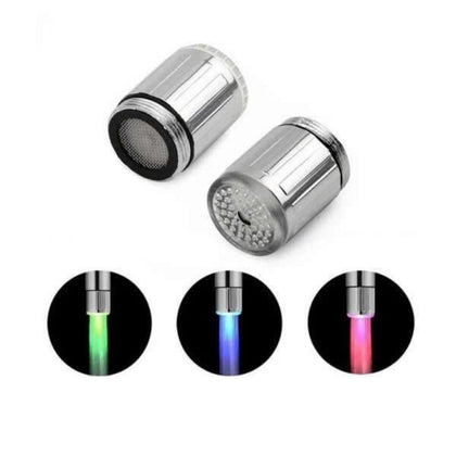 Cap de Robinet cu LED color, Usor de Instalat