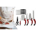 Cutite inox profesionale Pro Knives, cu 11 accesorii