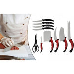 Cutite inox profesionale Pro Knives, cu 11 accesorii