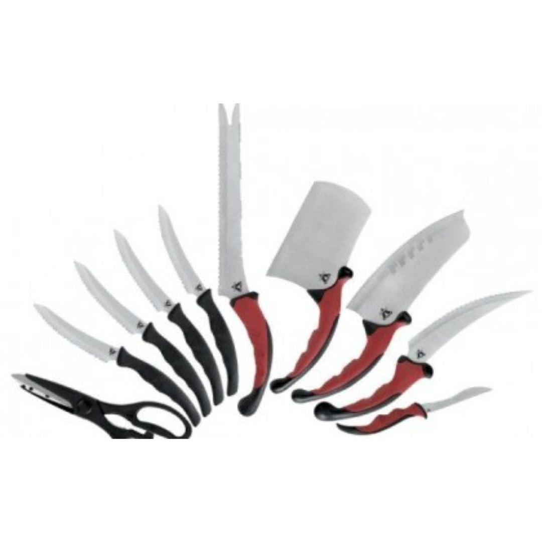 Cutite inox profesionale Pro Knives, cu 11 accesorii