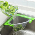 Dispozitiv cu saculeti tip sita chiuveta bucatarie, pentru spalarea alimentelor sau retinerea resturilor alimentare