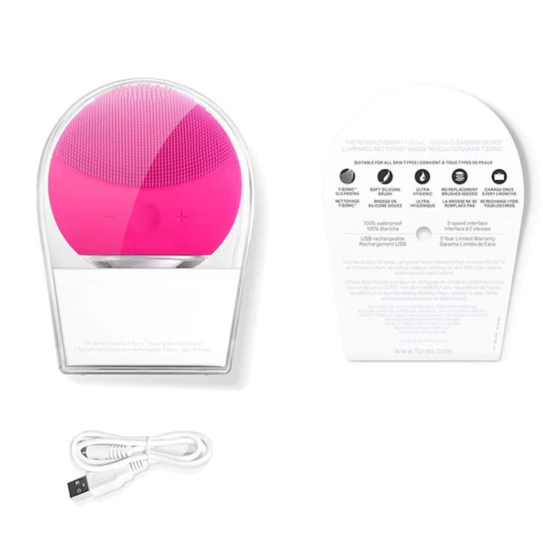 Dispozitiv de curatare faciala, Fuchsia, 8000