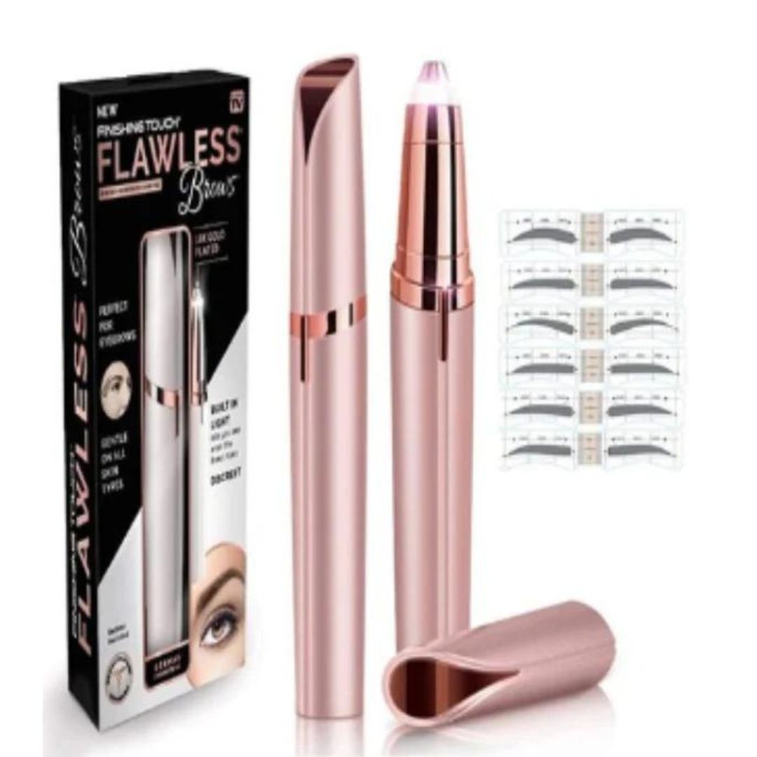 Epilator sprancene Flawless Brows, hipoalergenic, fara durere