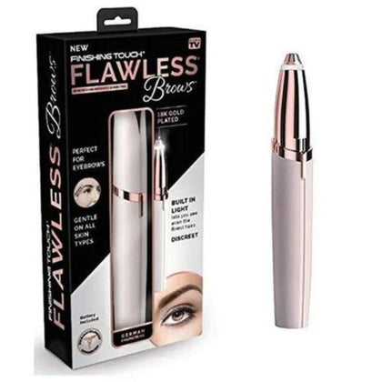 Epilator sprancene Flawless Brows, hipoalergenic, fara durere