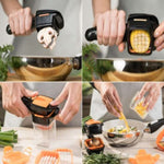 Feliator de fructe si legume, Quick Nicer Dicer, face cubulete si marunteste