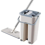 Mop cu Doua Cuve Separate, X2 Rezerve Microfibra, Mop Scratch