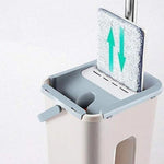 Mop cu Doua Cuve Separate, X2 Rezerve Microfibra, Mop Scratch