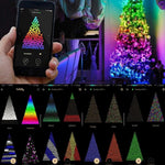 Instalatie Smart RGB Lungime 8m pentru Brad Craciun cu Aplicatie