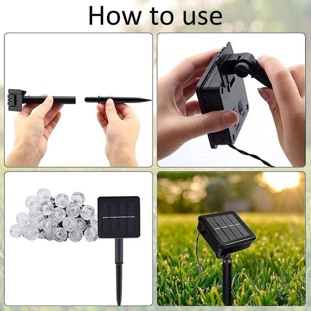 Instalatie cu globulete pentru brad sau decoratiuni