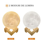 Lampa LED/umificator 3D Luna
