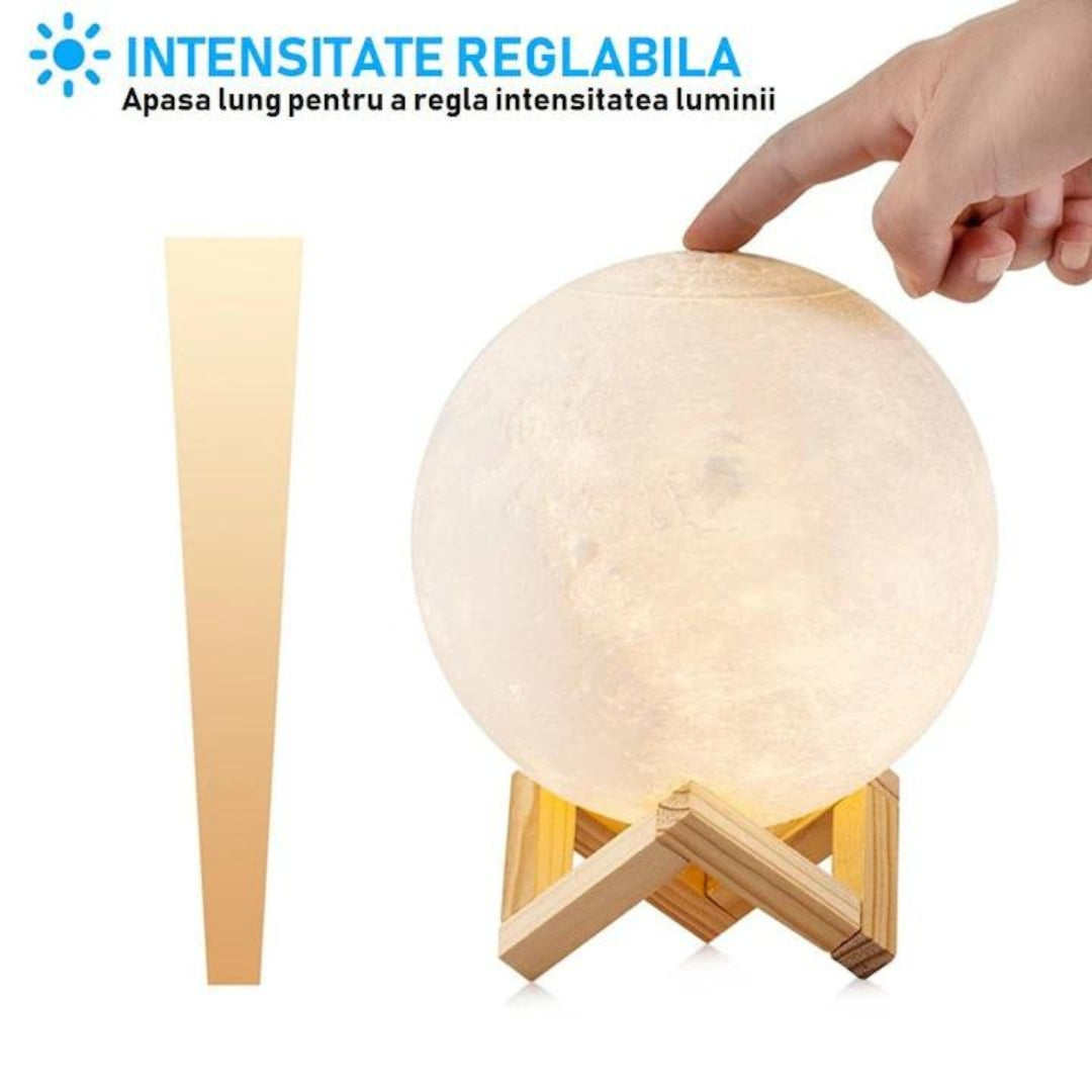 Lampa LED/umificator 3D Luna