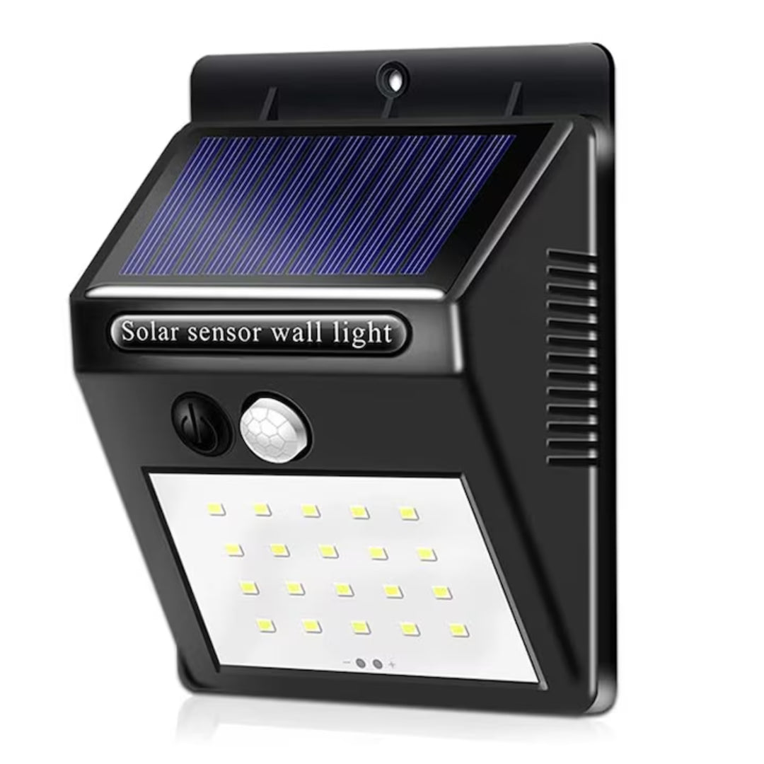 Lampa LED cu incarcare Solara si Senzor de Miscare - 20 Led