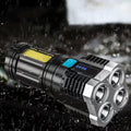 Lanterna, GOGOU, 300lm, incarcare USB, 4 moduri de iluminare