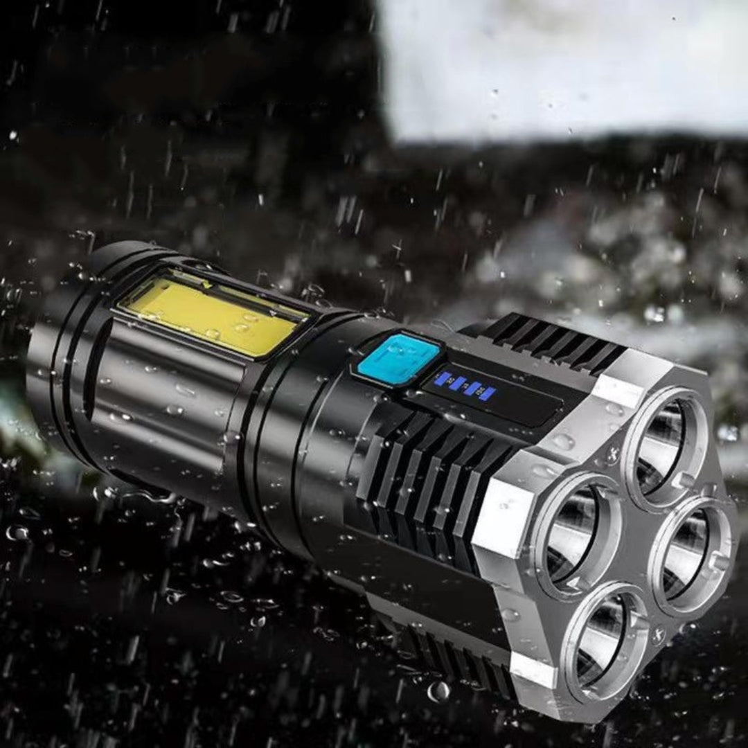 Lanterna, GOGOU, 300lm, incarcare USB, 4 moduri de iluminare