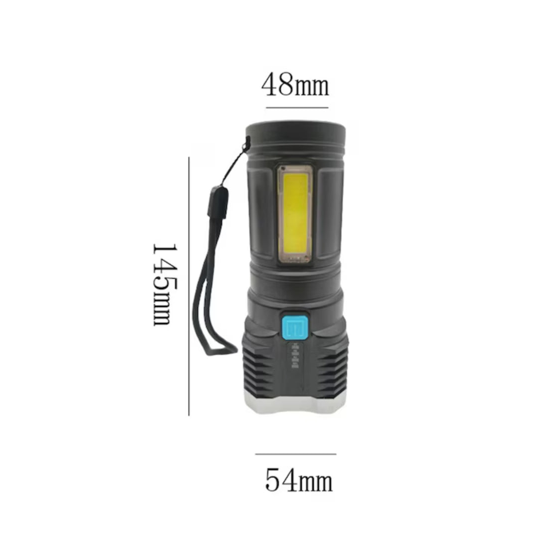 Lanterna, GOGOU, 300lm, incarcare USB, 4 moduri de iluminare