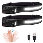Lanterna led de cap cu acumulator 3W cu incarcare USB