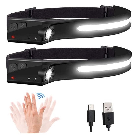 Lanterna led de cap cu acumulator 3W cu incarcare USB