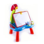 Masă-Proiector de Desenat 24 Modele + Set Creioane + Șabloane desen