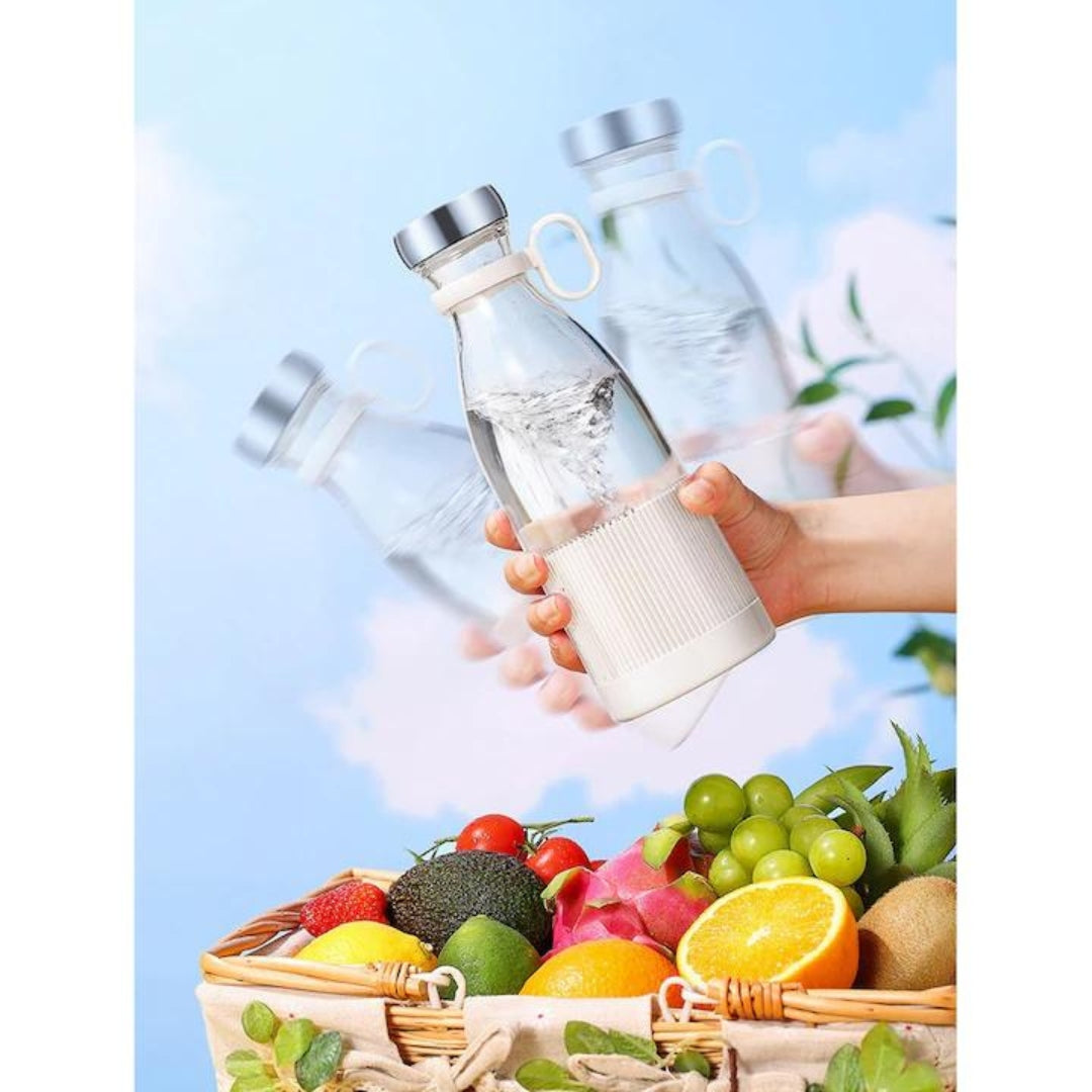 Mini Blender Electric 40W Tip Sticla cu Încarcare USB - 420ml