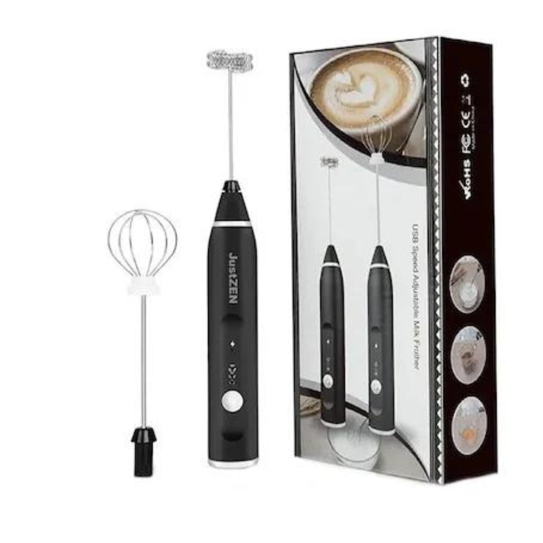 Mixer de frappe cu acumulator incorporat si 2 teluri interschimbabile, 3 trepte de viteza