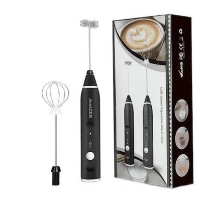 Mixer de frappe cu acumulator incorporat si 2 teluri interschimbabile, 3 trepte de viteza