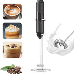 Mixer spuma de lapte negru cu stand vertical ideal
