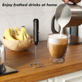 Mixer spuma de lapte negru cu stand vertical ideal