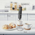 Mixer spuma de lapte negru cu stand vertical ideal