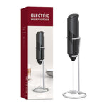 Mixer spuma de lapte negru cu stand vertical ideal