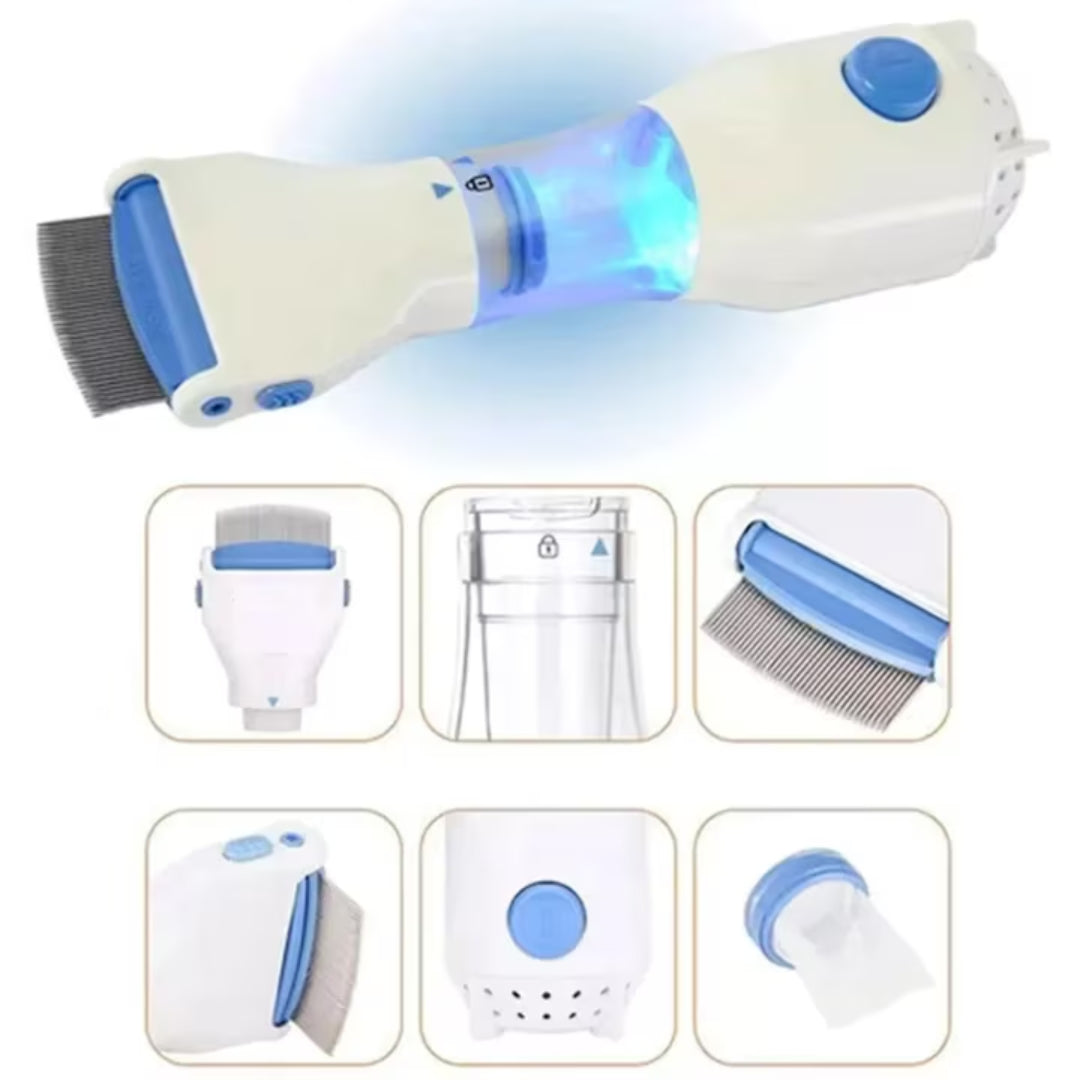 Pieptene aspirator impotriva paduchilor si parazitilor, V-Comb