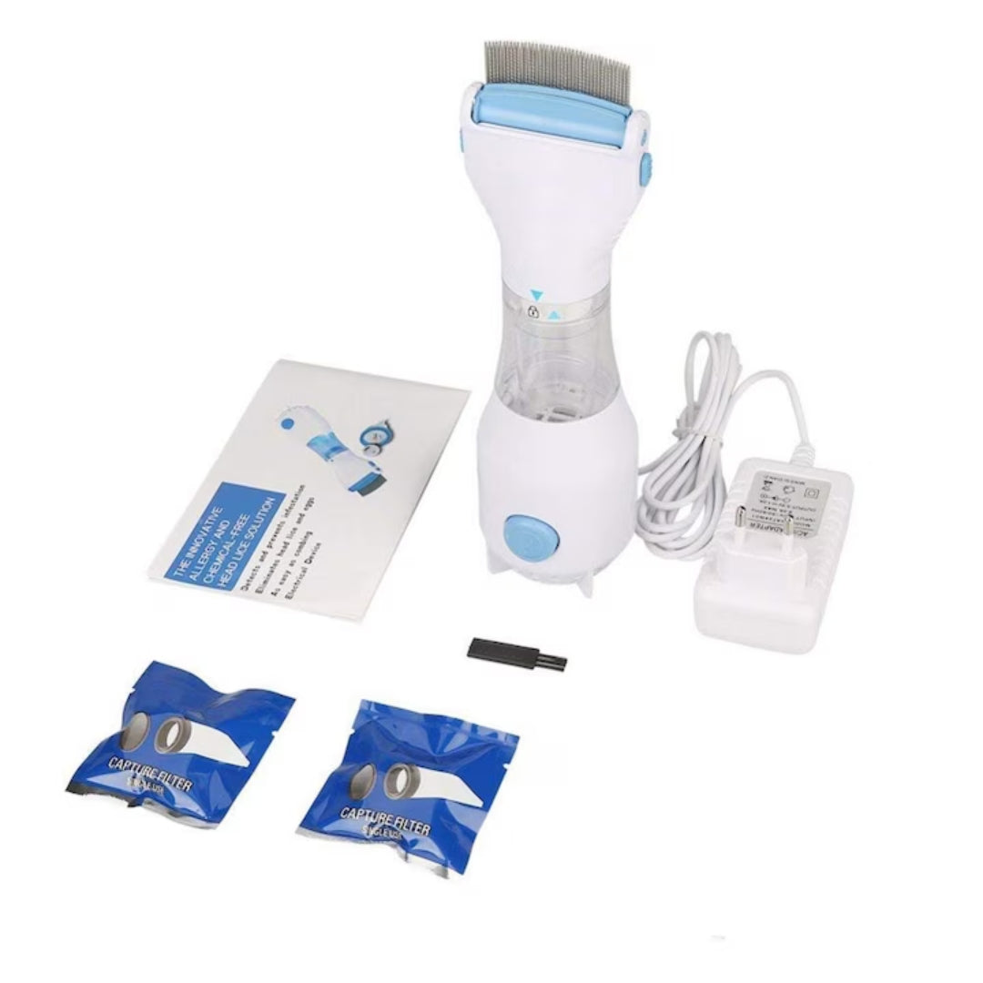 Pieptene aspirator impotriva paduchilor si parazitilor, V-Comb