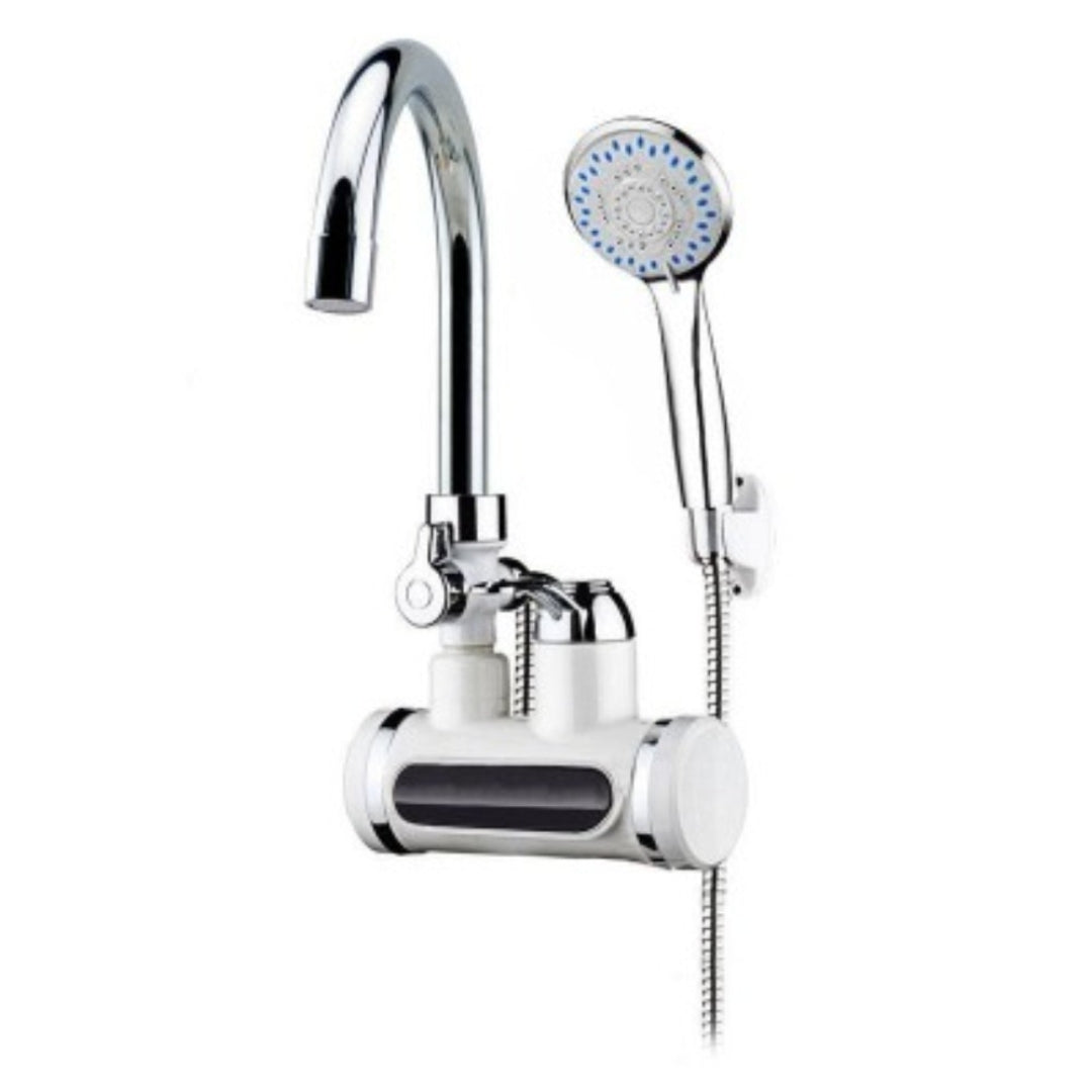 Robinet Electric cu incalzire instantanee + dus, cu afisaj LED