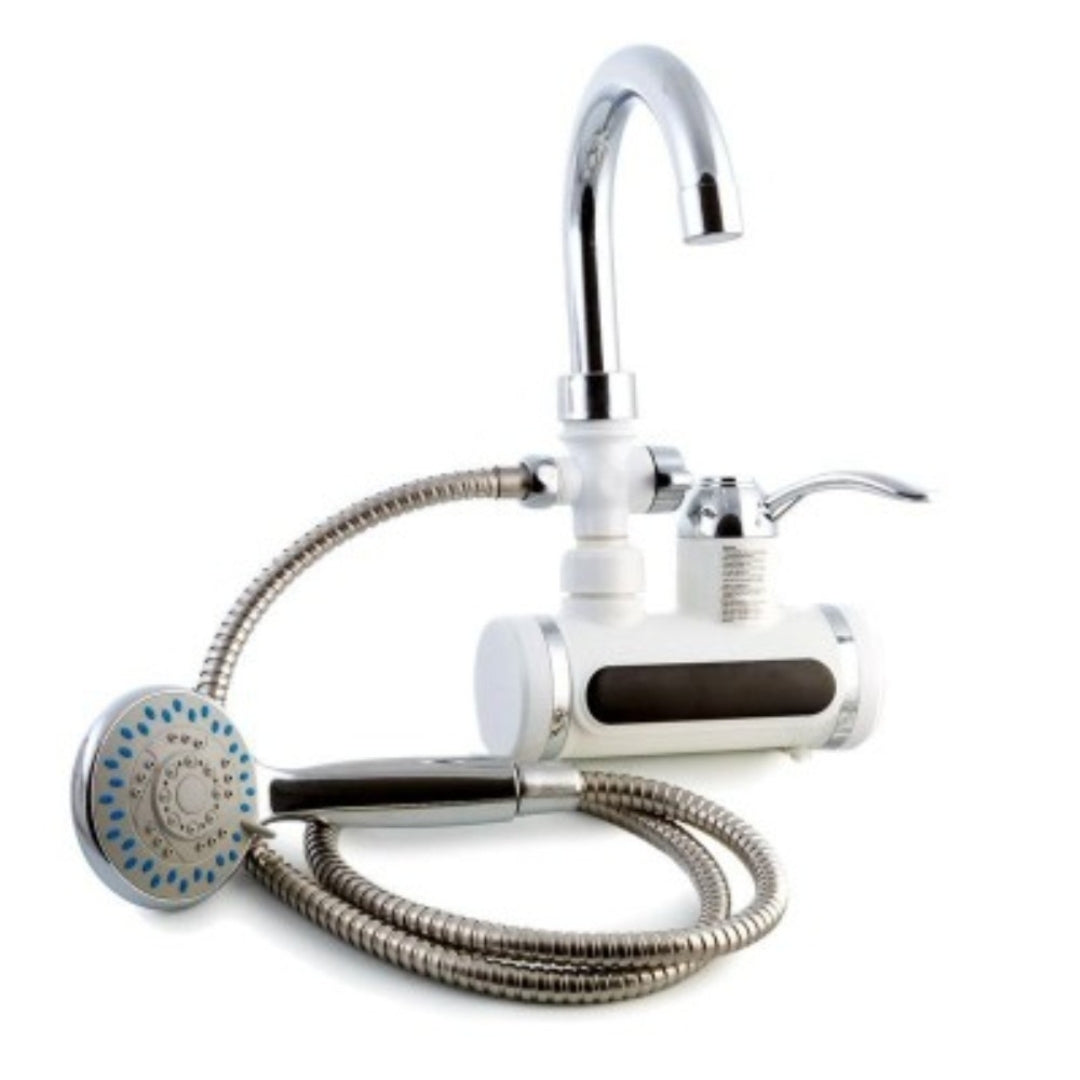 Robinet Electric cu incalzire instantanee + dus, cu afisaj LED
