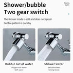 Extensie de robinet plastic rotativă la 1080°
