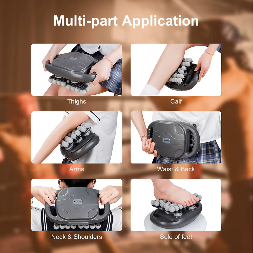 Pistol de masaj modernizat cu 16 capete, masaj electric pentru țesuturi profunde, ameliorează durerile musculare