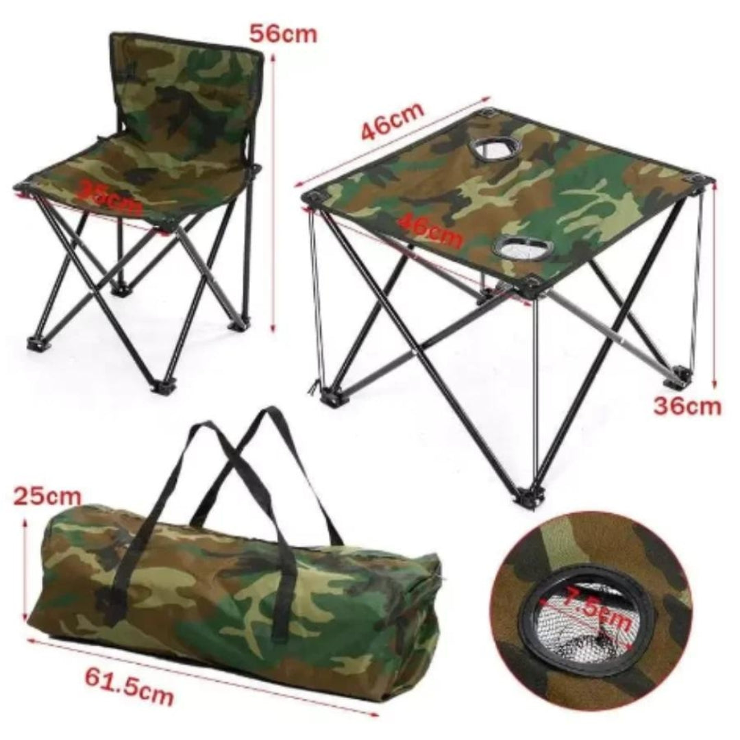 SET MASA SI SCAUNE PENTRU IESIRI IN AER LIBER,PICNIC, PLIABILE