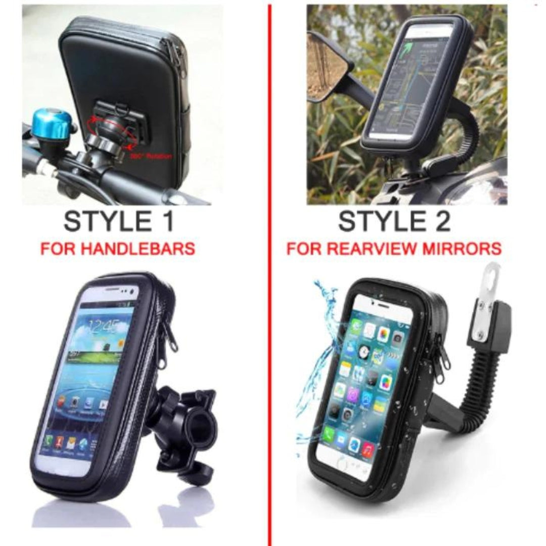 SUPORT SMARTPHONE BICICLETA, PANA LA 6.3 INCH, MONTARE GHIDON, IMPERMEABIL
