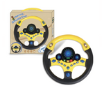 Volan interactiv de jucarie, rotativ 360 grade,cu lumini si sunete