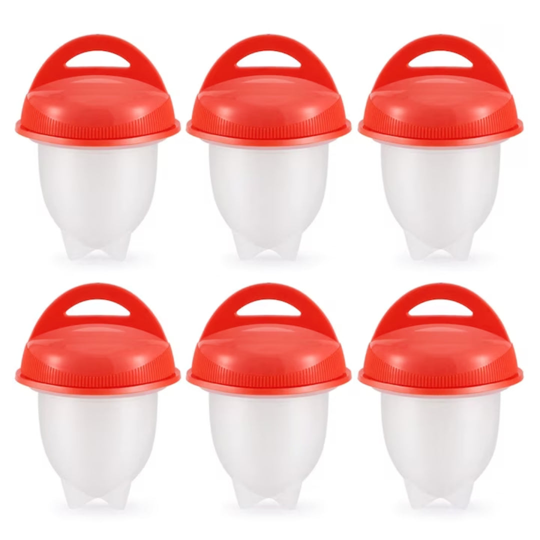 Set 6 recipiente din silicon pentru fiert oua