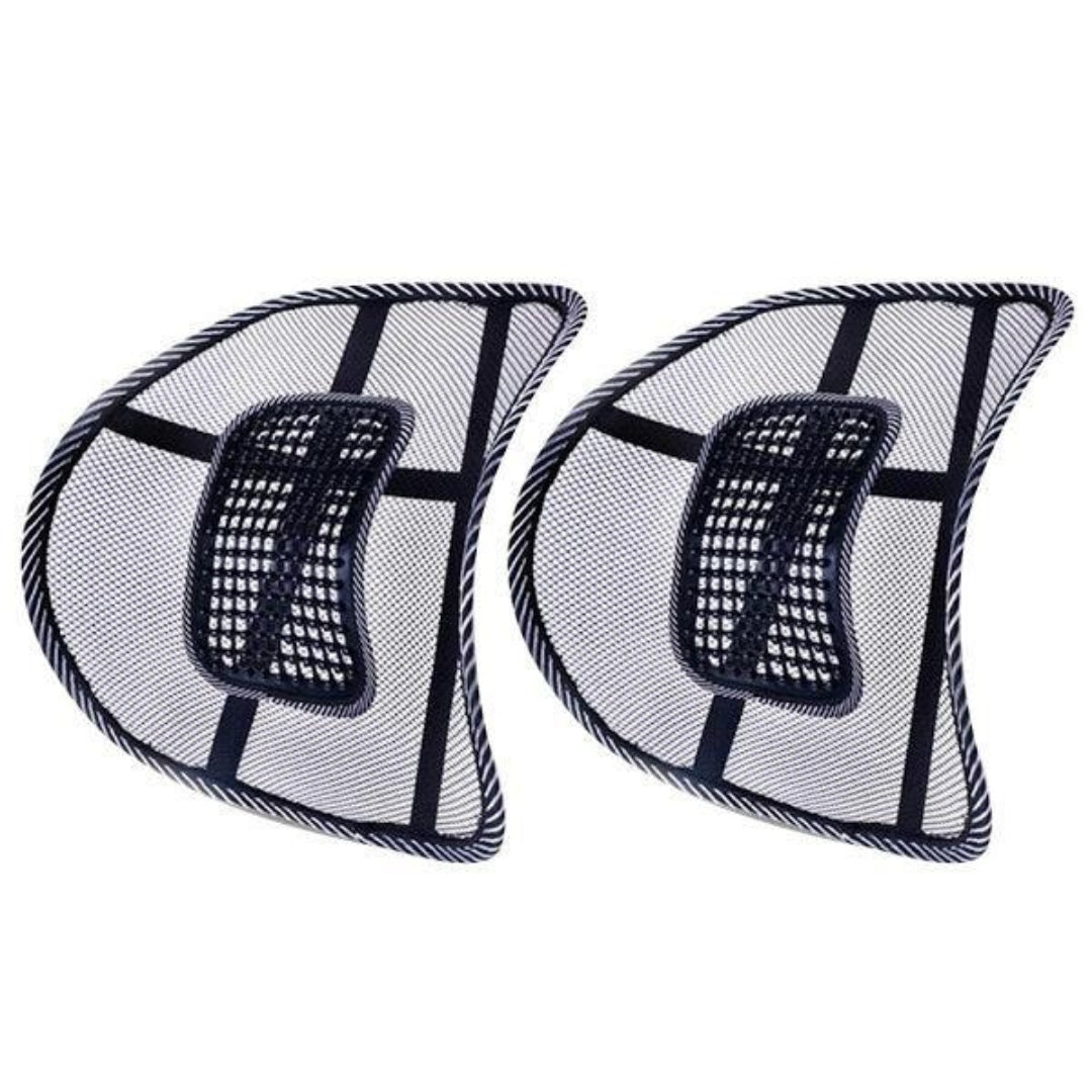 Set de 2 perne lombare de scaun pentru suportul coloanei