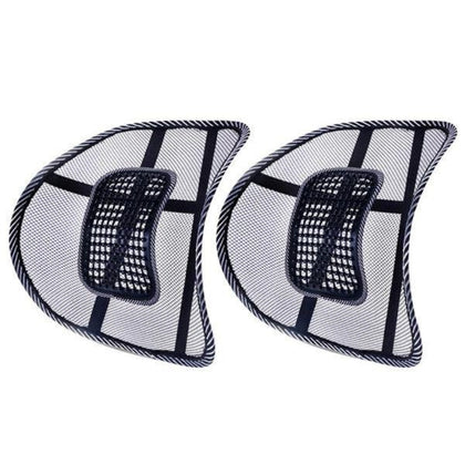 Set de 2 perne lombare de scaun pentru suportul coloanei