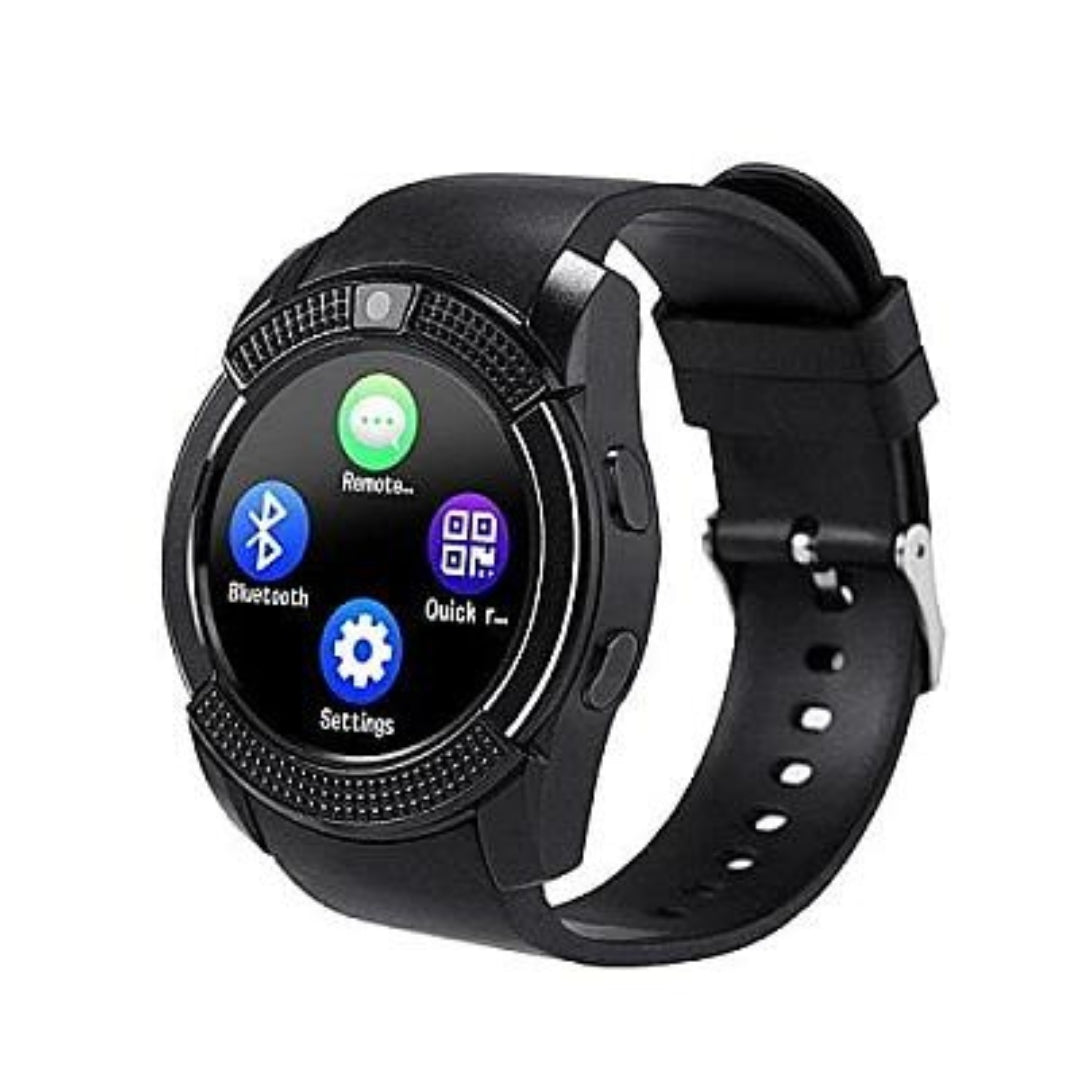 Smartwatch MediaTek V8, cartela SIM, camera, notificari facebook, whatsApp