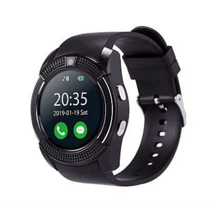 Smartwatch MediaTek V8, cartela SIM, camera, notificari facebook, whatsApp