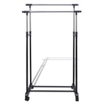 Stender telescopic cu 2 bare pentru umerase haine