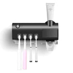 Suport cu Sterilizator pentru Periute de Dinti si Dozator Pasta de Dinti