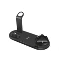Suport de incarcare 4 in 1, Kephe, Wireless Charging, 6 Conectori, Universal, Negru