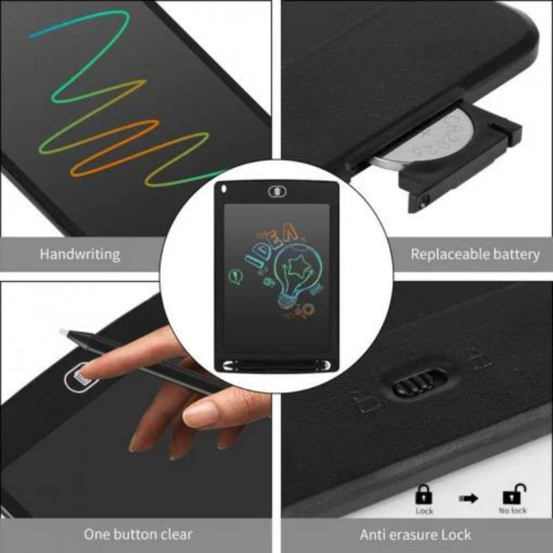 Tableta grafica pentru scris si desenat, buton de stergere automata, 8.5 inch, creion special inclus