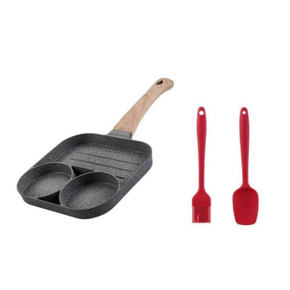 Tigaie Antiaderenta cu 3 Compartimente, Aluminiu